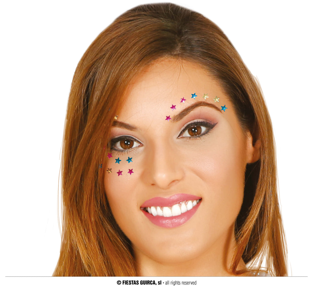 ADHESIVE STAR FACE JEWELLERY