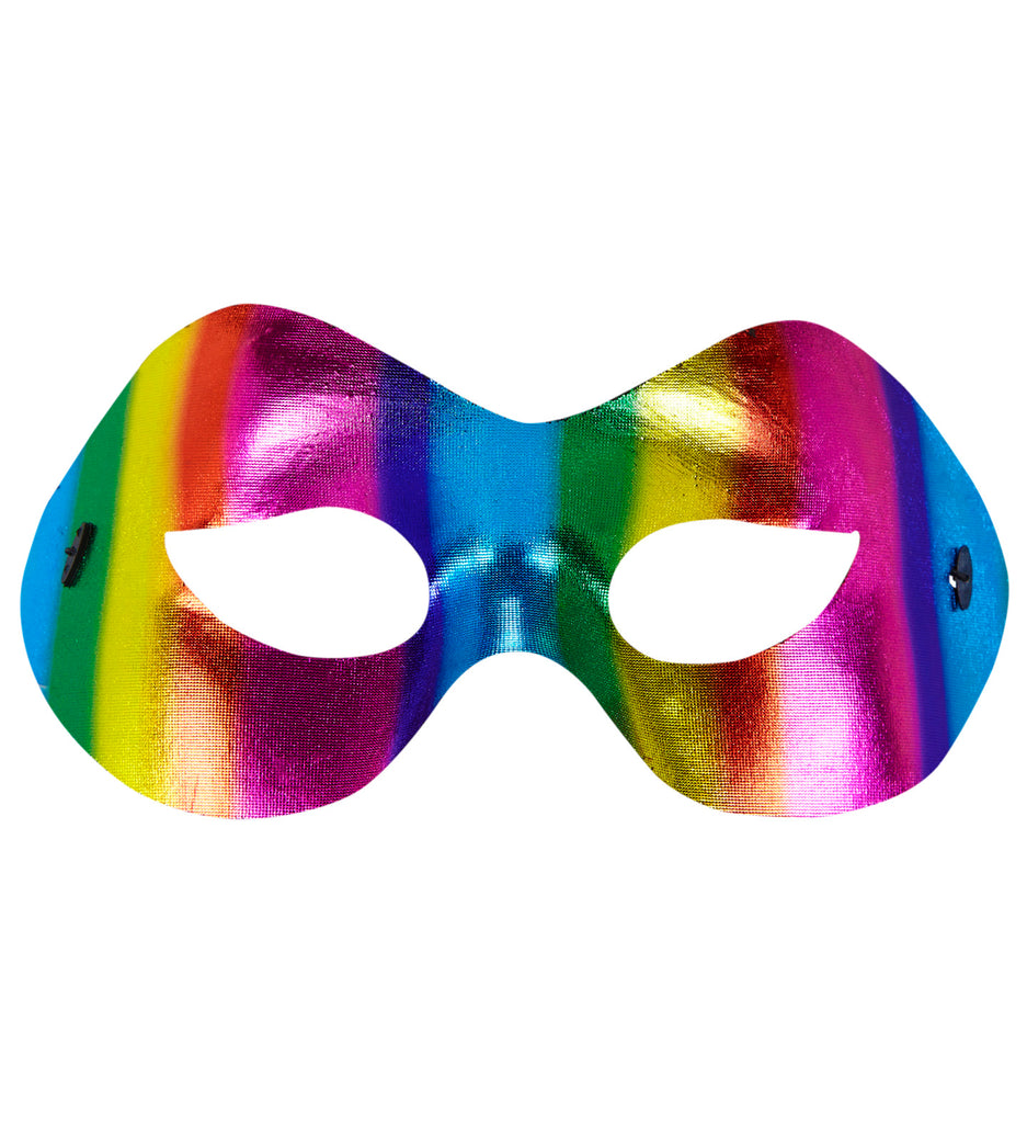 Rainbow Metallic Parade Mask, unisex (In Shop Sale Only)