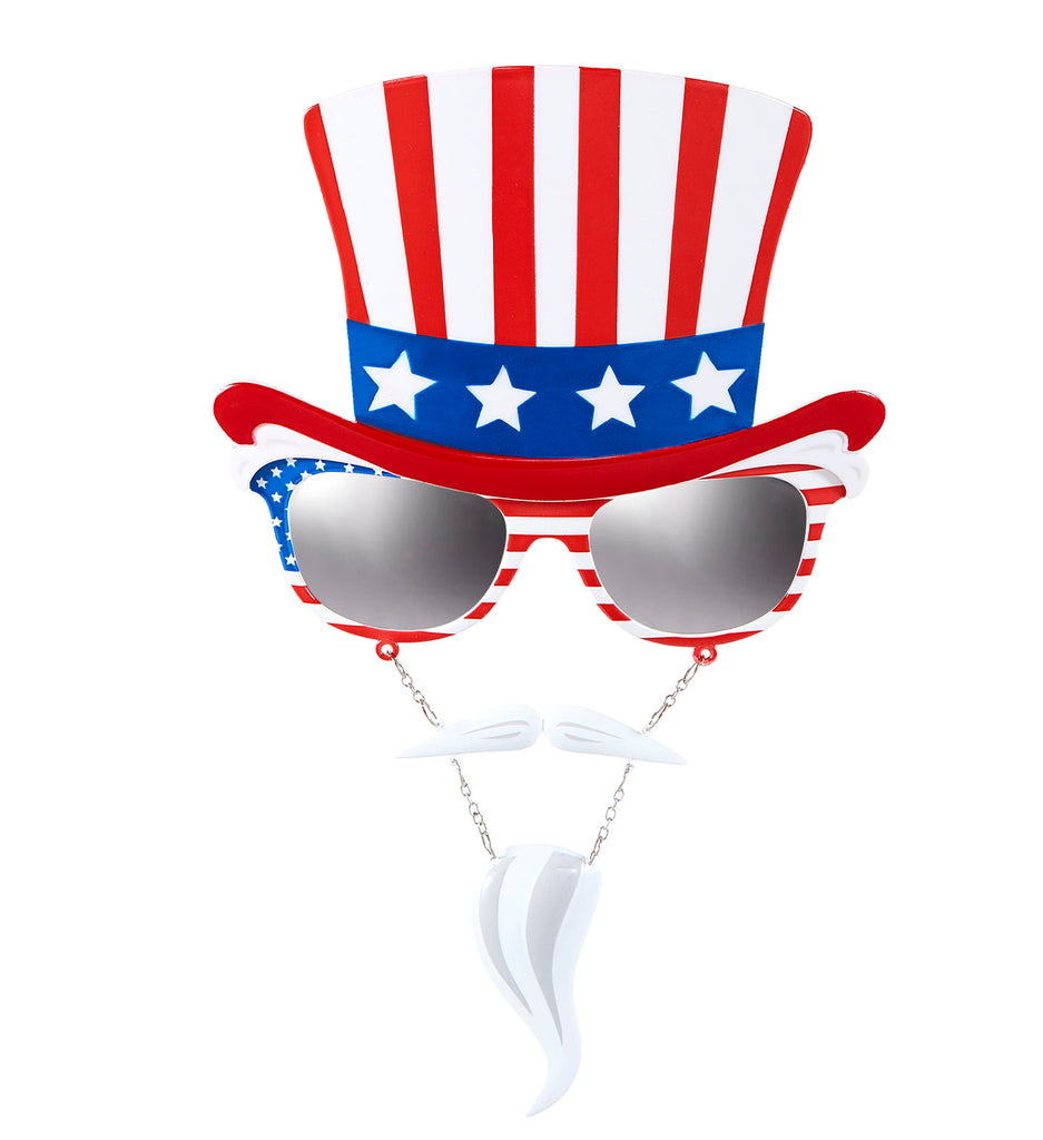 Novelty Mr America (Uncle Sam) Glasses, USA
