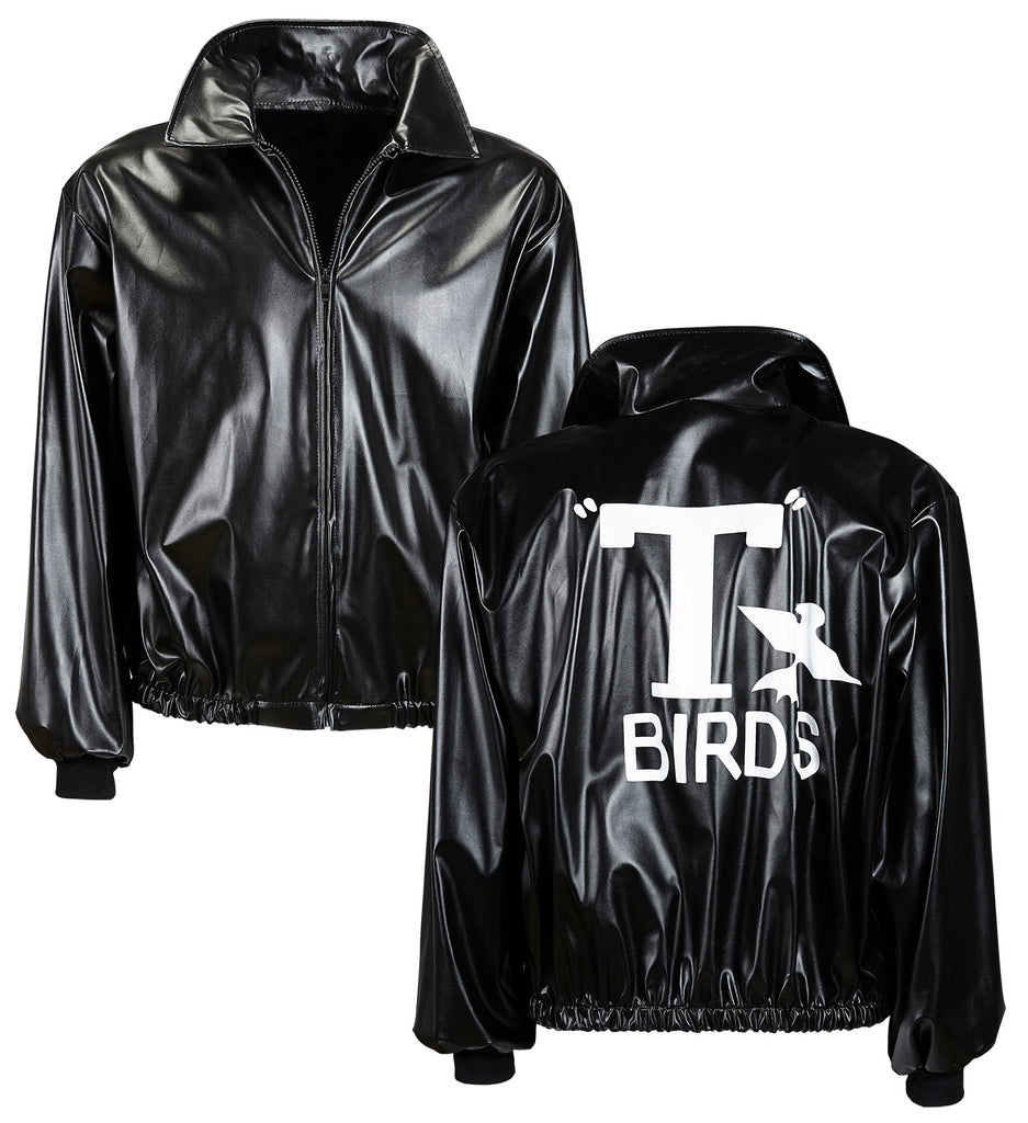 T Birds Leather Look Jacket, Grease