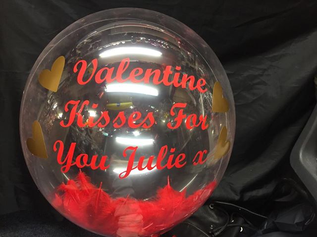 Valentine Bubble Balloon,  *PICK UP ONLY*