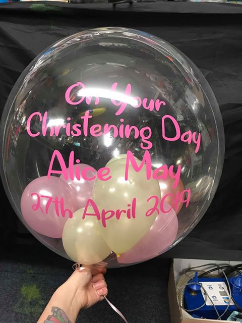 Personalised Bubble Balloon, *NOT FOR SALE ONLINE*