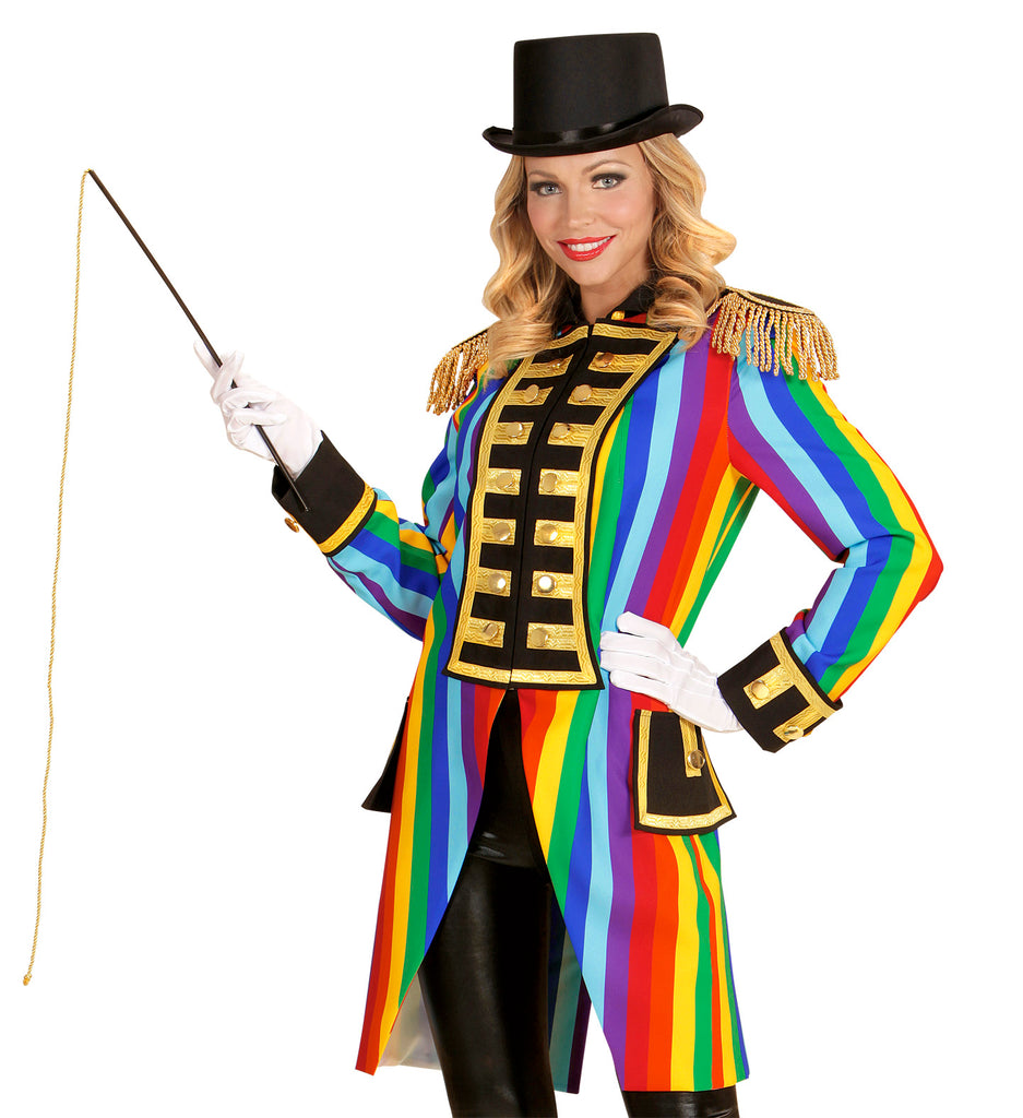 * SALE * Woman's Rainbow Pride Parade Jacket Tailcoat