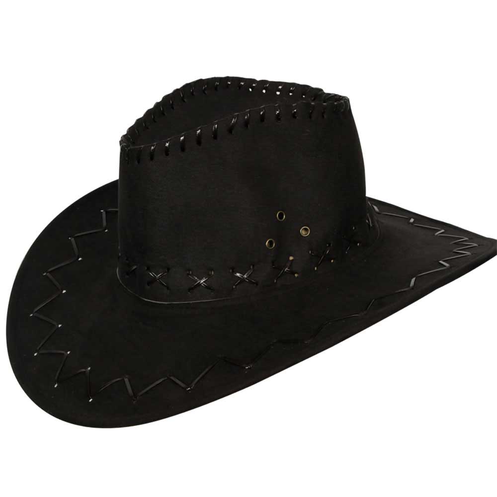 Black Cowboy Hat, Suede