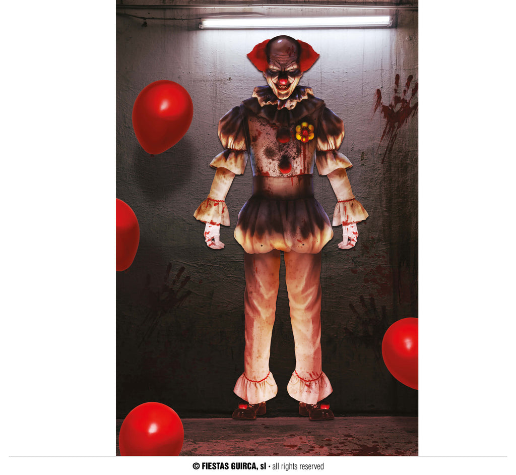 DECOR.CLOWN 180 CMS. **NOT SOLD ONLINE**