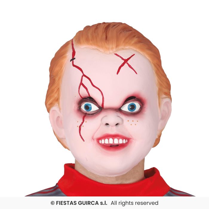 Devilish child latex mask