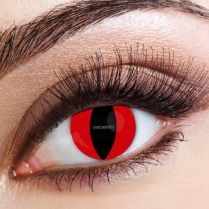 Daily Contact Lenses Red Cat