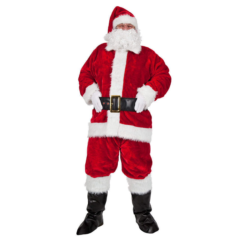 Plush Professional 8pc Santa Suit
