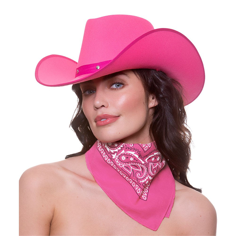Cowboy Bandana - Pink