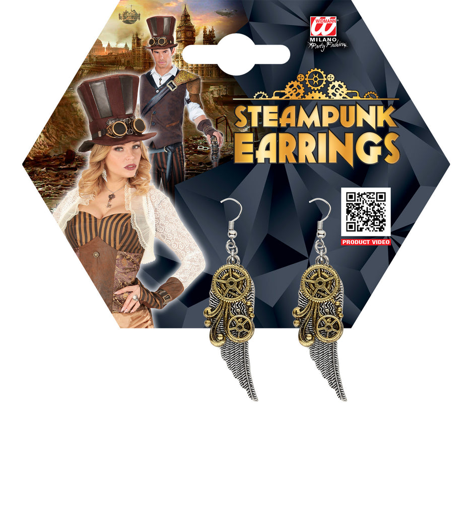 Steampunk Wings Earrings