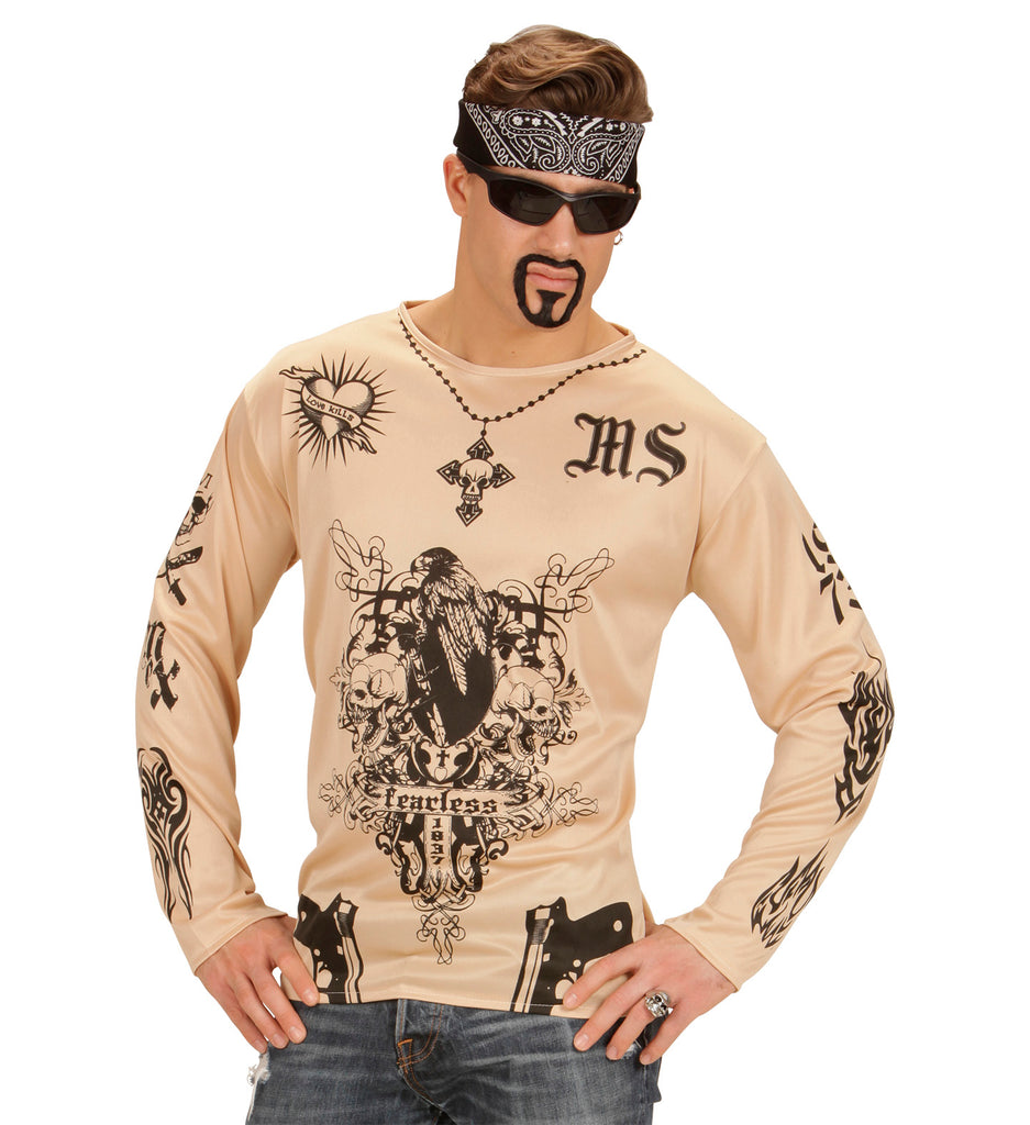 Latino Gangster Tattoo Shirt