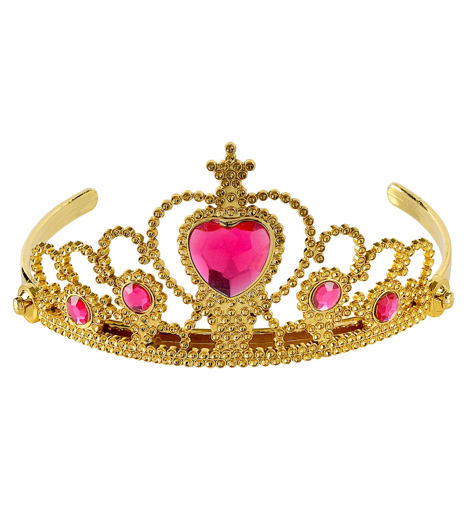 Gold Tiara with Pink gems