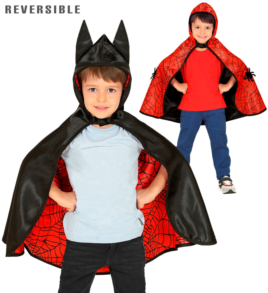 CHILDS "SUPER HERO" CAPE, REVERSABLE, 3-5 years
