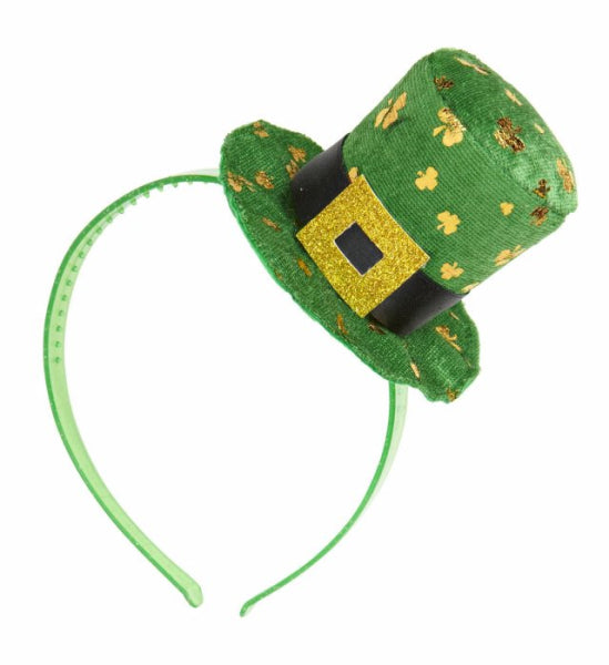 St Patrick's Day Mini Green Hat Headband