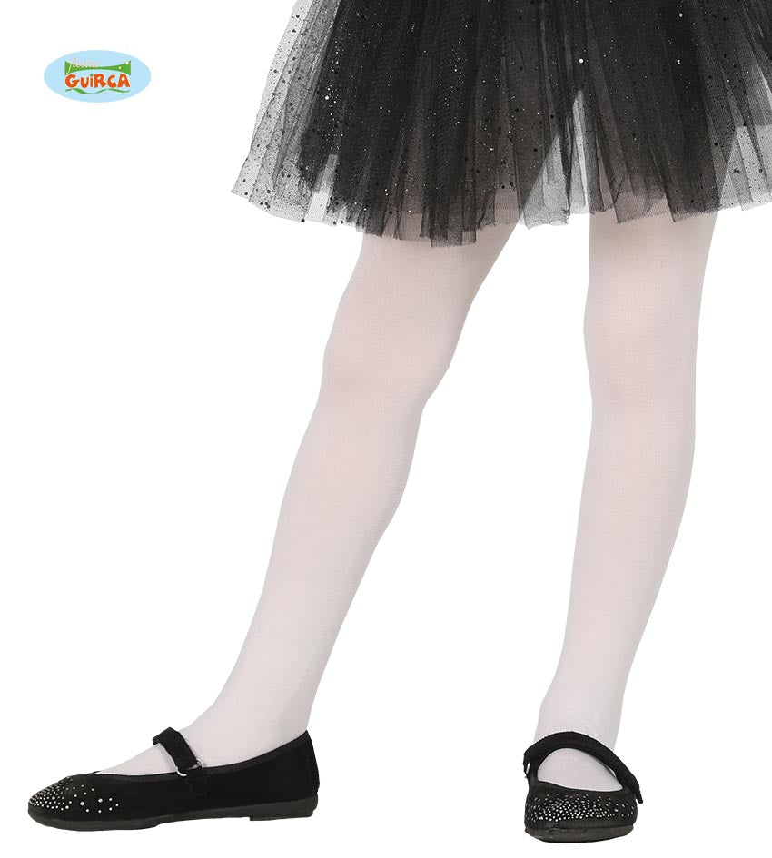 Child White Tights, One Size (5-9yrs)