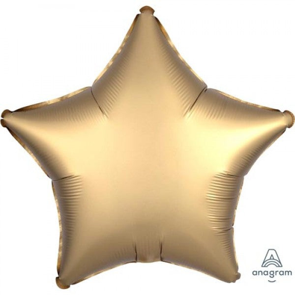 Plain Gold Star Foil Balloon, Can Be Personalised