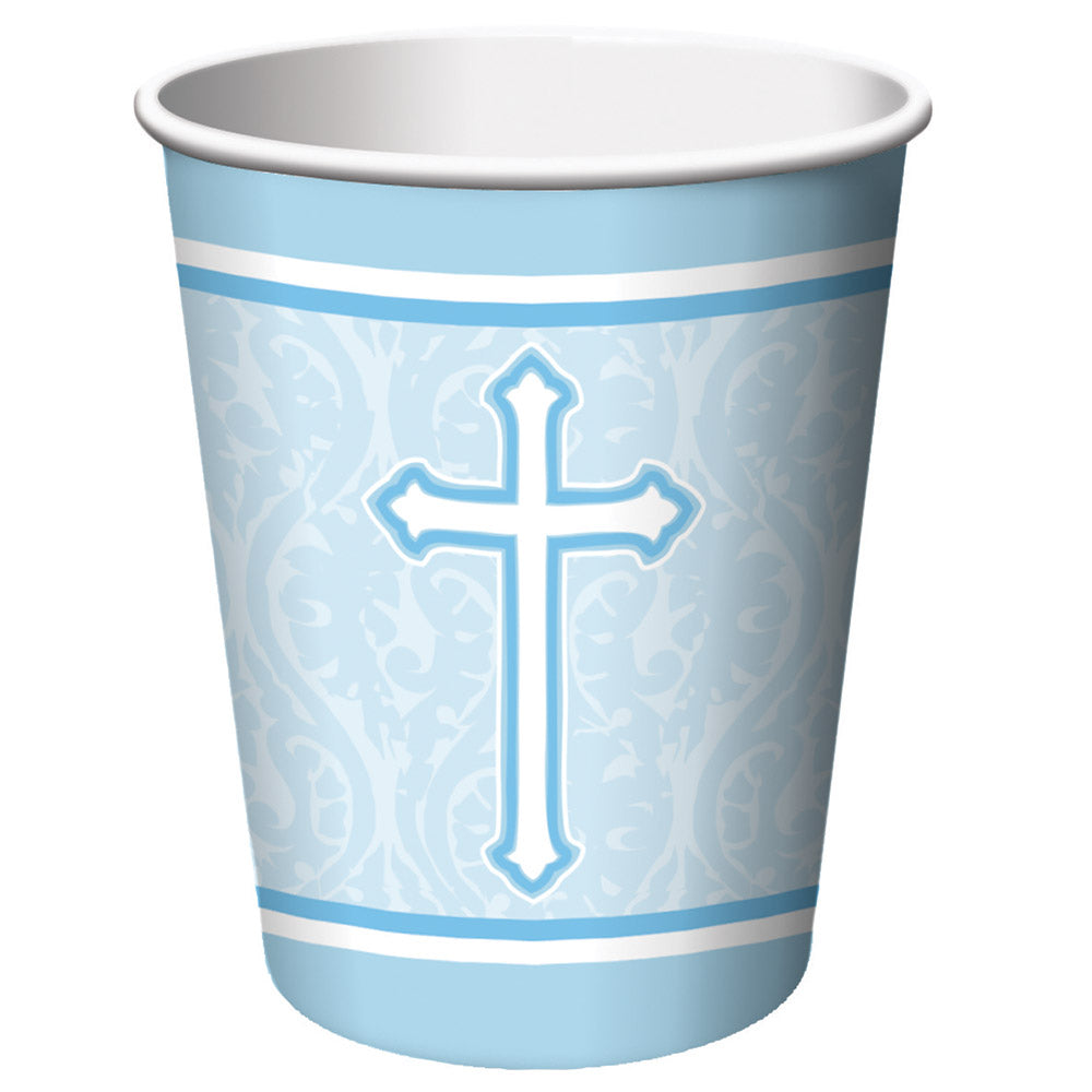 Faith Paper Cups Blue, 6 count, Communion