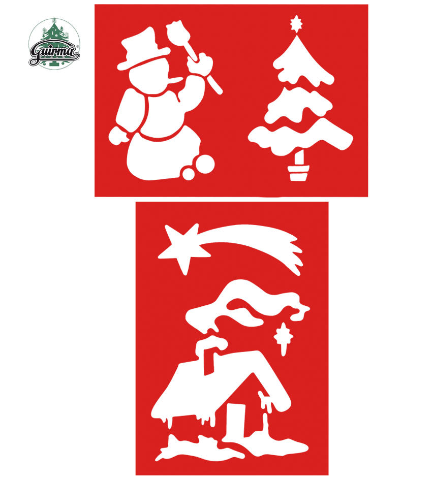 Pack of Christmas Stencils