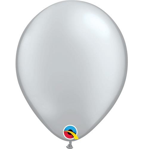 Pearl Silver 6CT Latex Balloons