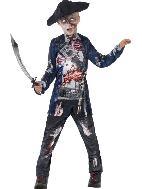 *SALE*  Jolly Rotten Pirate Zombie Costume, Boy's Halloween