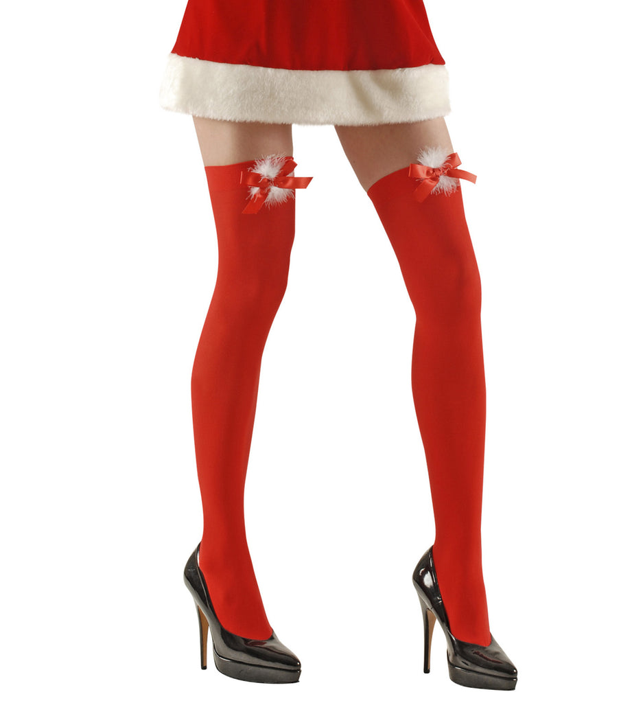 Miss Santa Over The Knee Socks-Thigh High