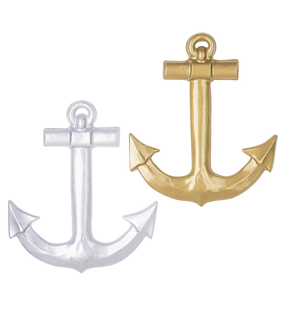 Sailor's Anchor Decoration (silver or gold)