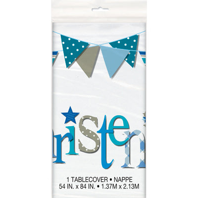 Christening Tablecover, Blue