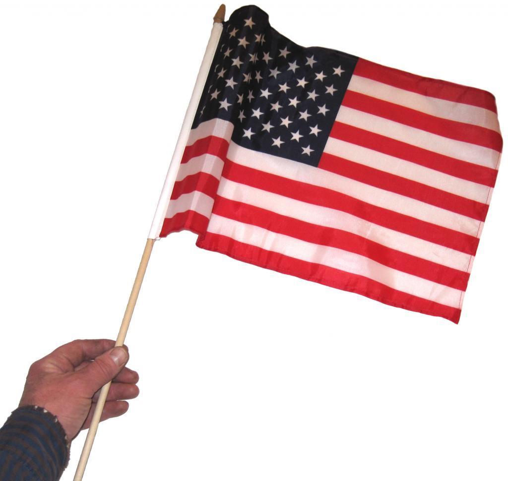 USA AMERICAN FABRIC WAVING FLAG **** NOT FOR SALE ONLINE****
