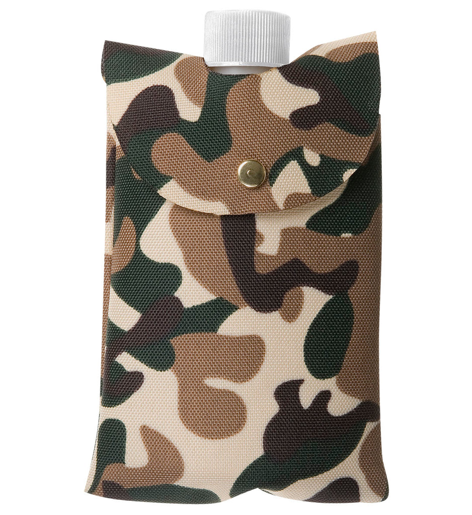 Army Water Bottle, in Camouflage Bag