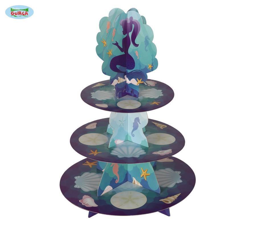 Mermaid Cupcake Stand 30 x 40 cms