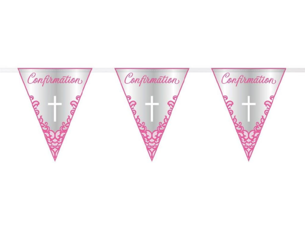 Confirmation Party Banner Flag bunting