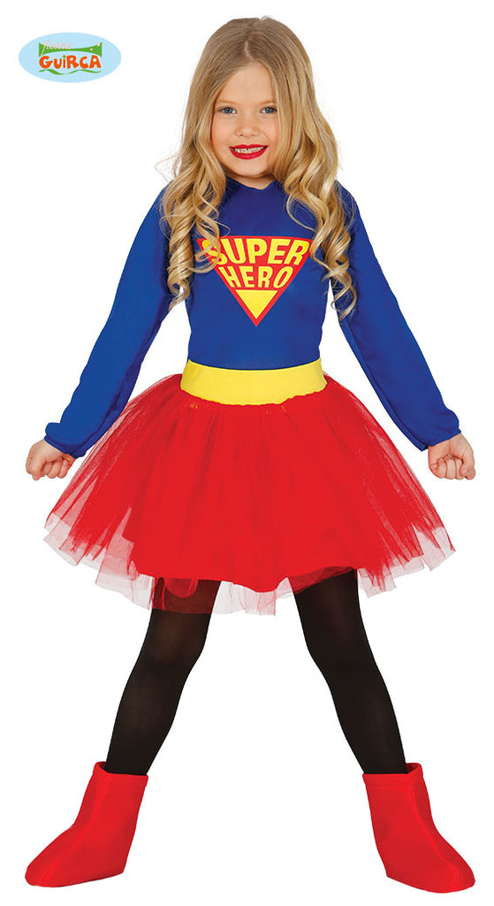 CHILD SUPERHERO GIRL COSTUME