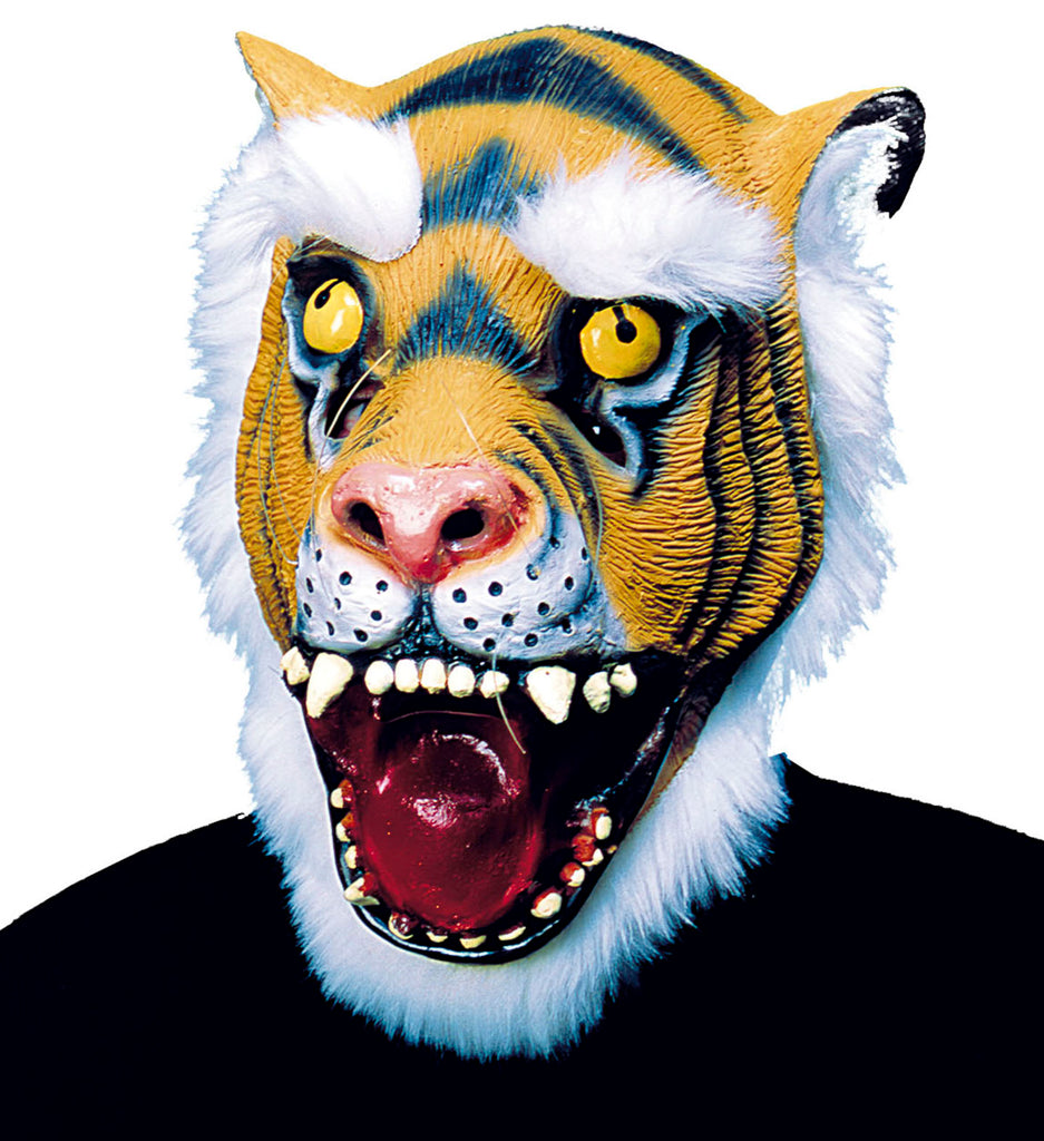TIGER MASK WITH PLUSH HAIR