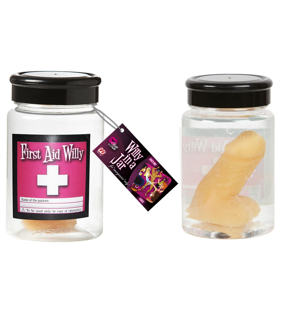 Novelty First Aid Willy in a Jar