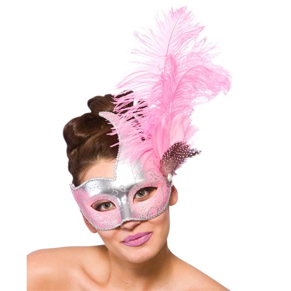 Revello Masquerade eye mask Pink and silver