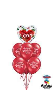Valentine Balloon Bouquets, (Balloons may vary from picture)