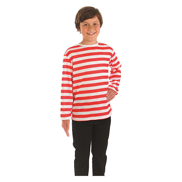 Red and white striped Top, Child size