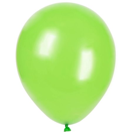 Bright Green 6 pack Latex Balloons