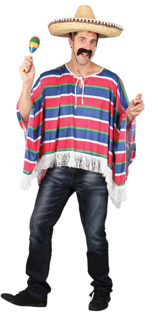 Mexican Poncho, Adult size