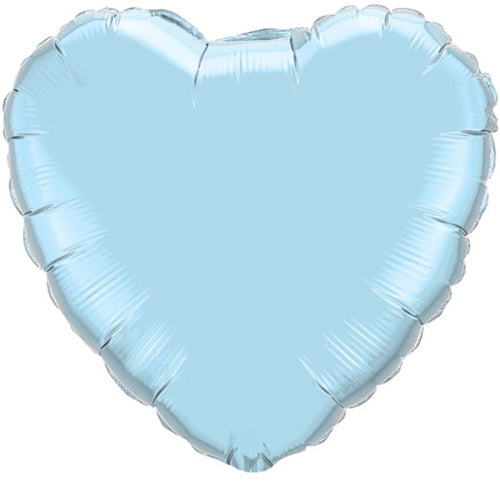 Blue Heart Foil Balloon, Helium Filled, (Can be personalised)