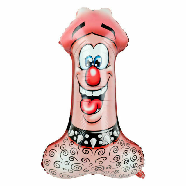 NOVELTY WILLY SHAPED BALLOONS, 30in
